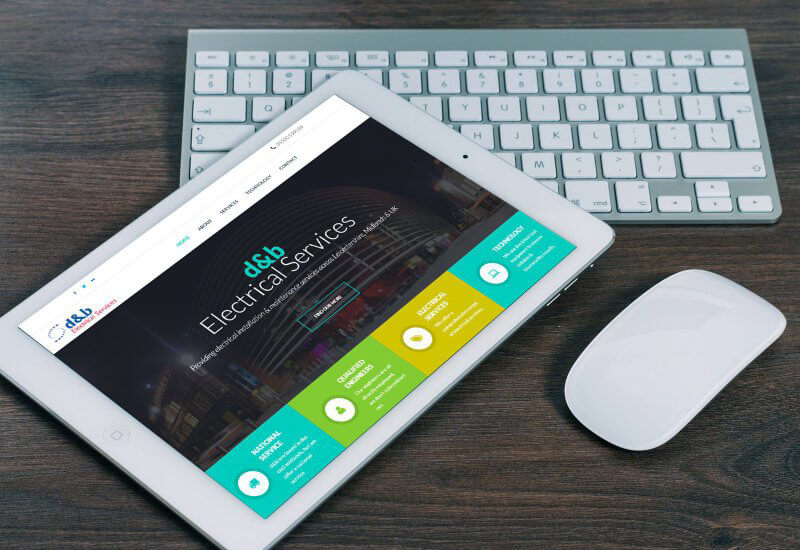 Iosys are thrilled to have worked with D&B Electrical Services Ltd on their new website.
